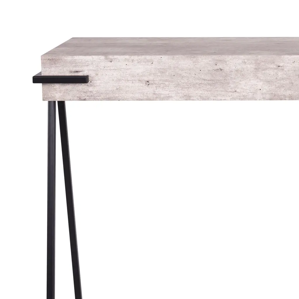 Royan Console Table with Concrete Effect