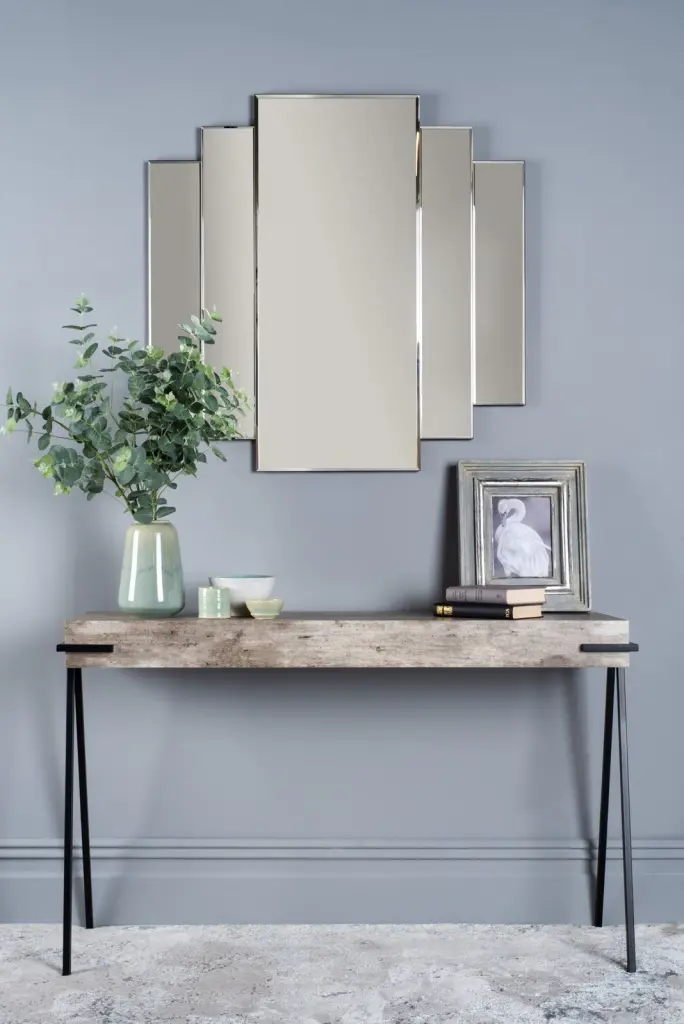 Royan Console Table with Concrete Effect