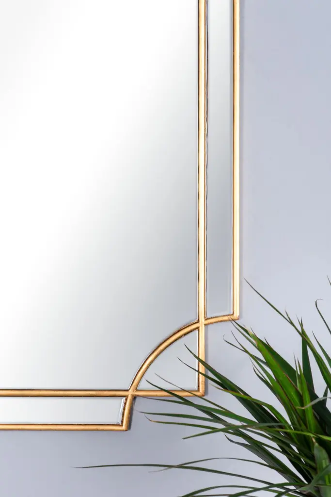 Guapo Gold Rectangle Mirror 90 x 60cm