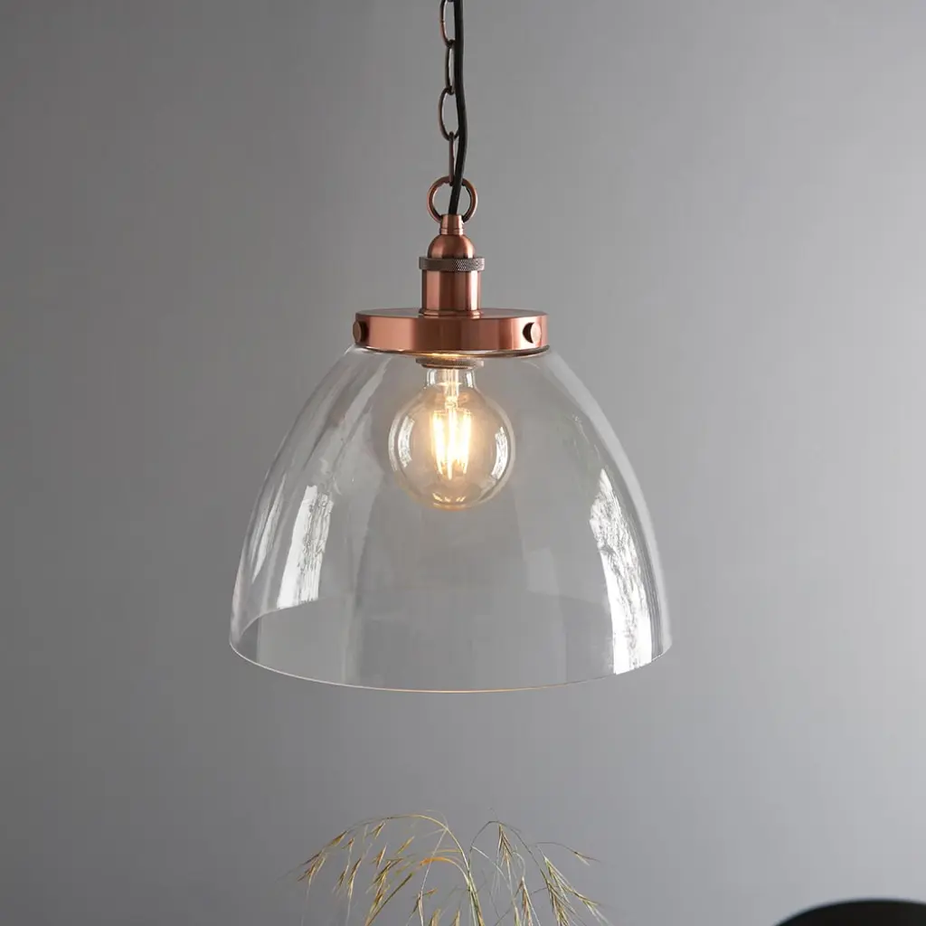 Hansen Grand Pendant in Aged Copper