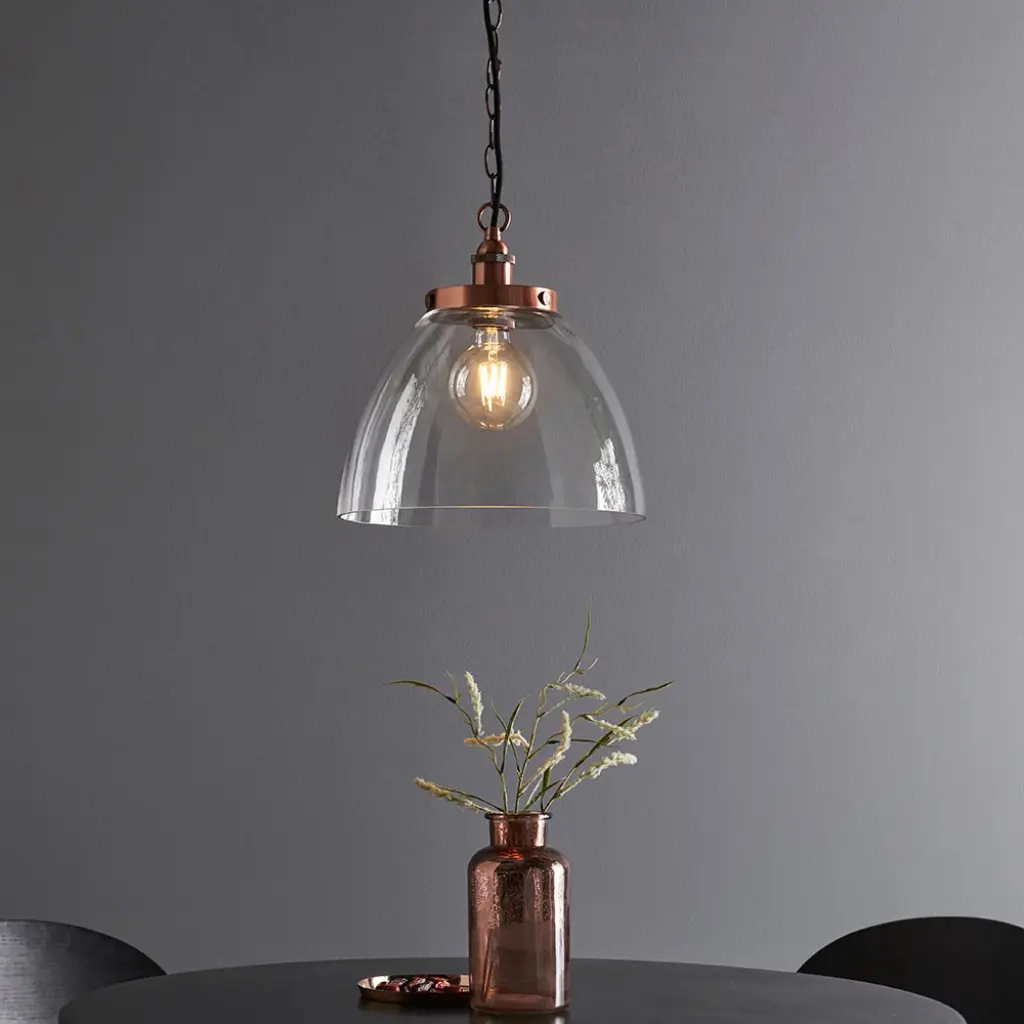 Hansen Grand Pendant in Aged Copper