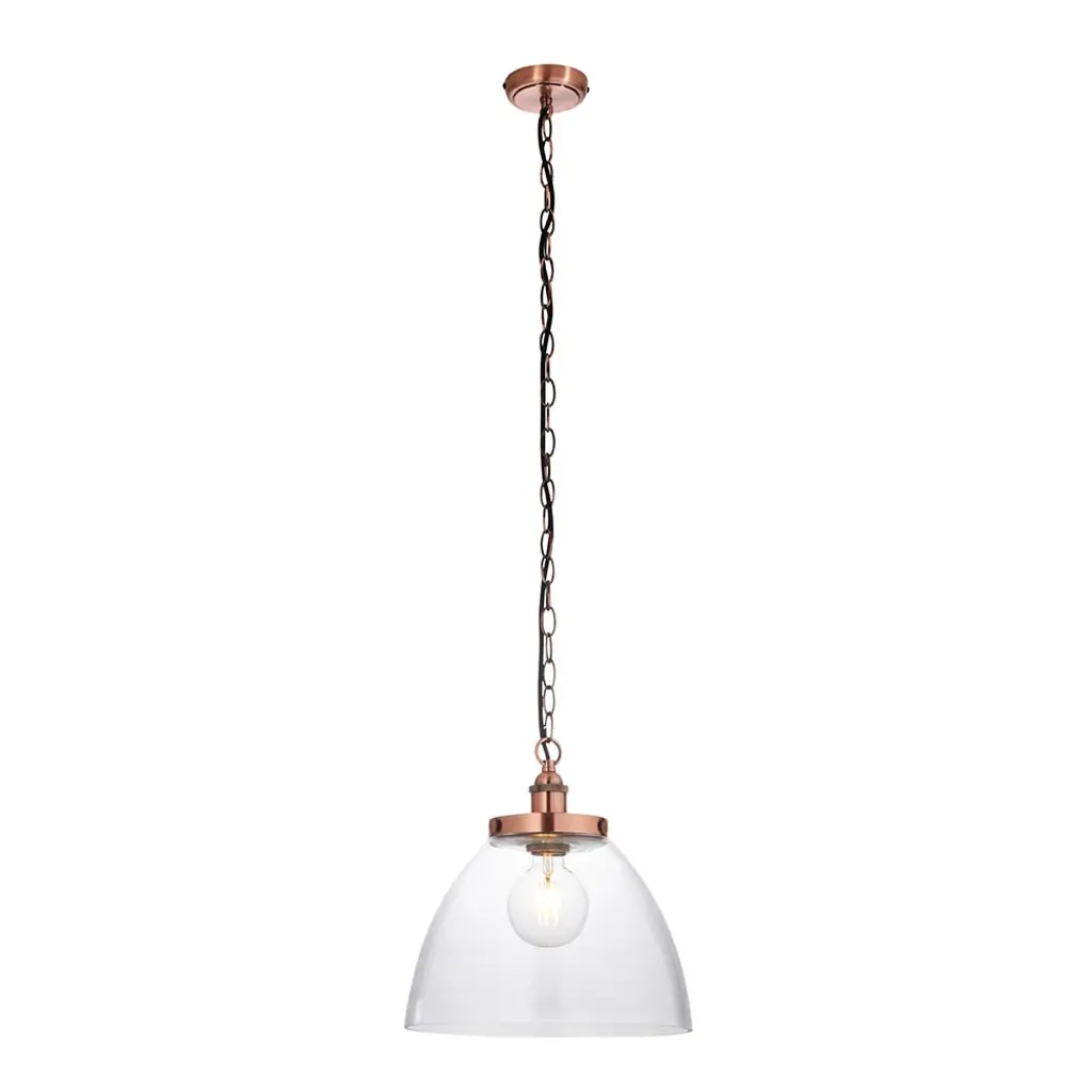 Hansen Grand Pendant in Aged Copper