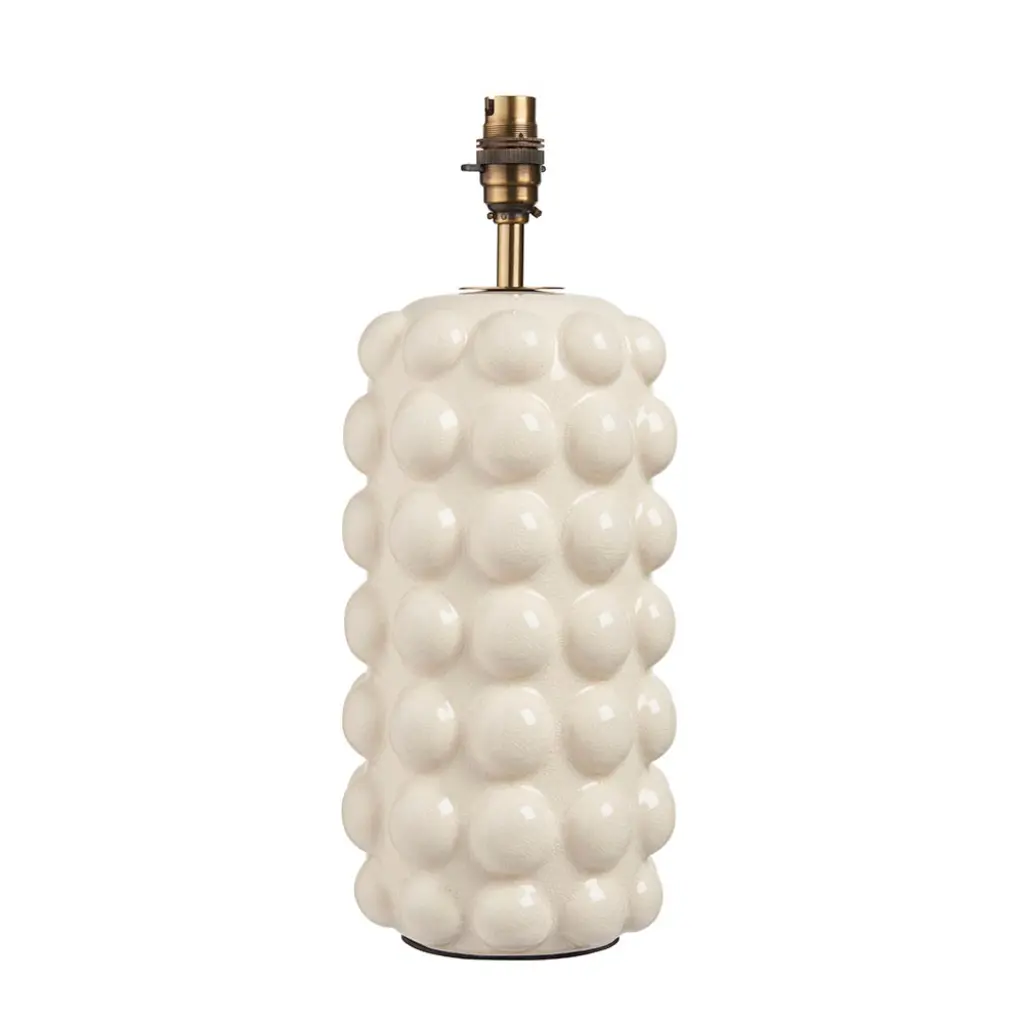 Bobble White Table Lamp Base Only