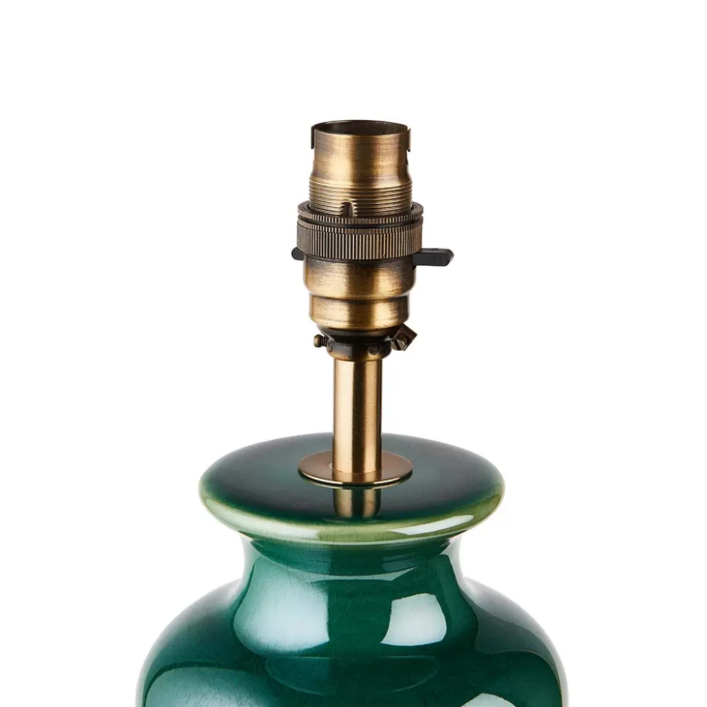 Monroe Gloss Green Table Lamp Base Only