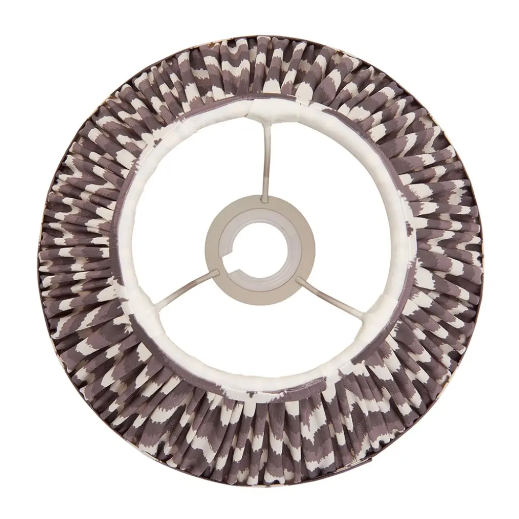 Zigzag 250mm Pearl Grey Tapered Shade