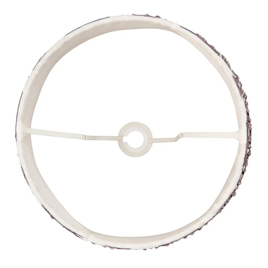 Zigzag 400mm Pearl Grey Tapered Shade