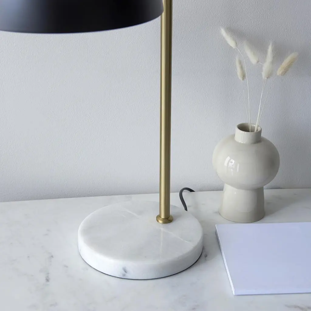 Buchanan Black & Brass Table Lamp