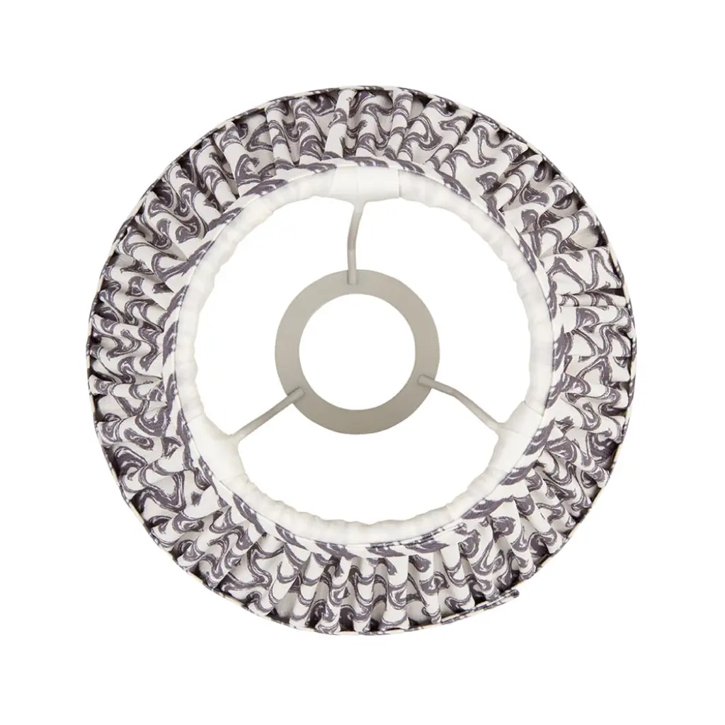 Ripple 200mm Pearl Grey Tapered Shade