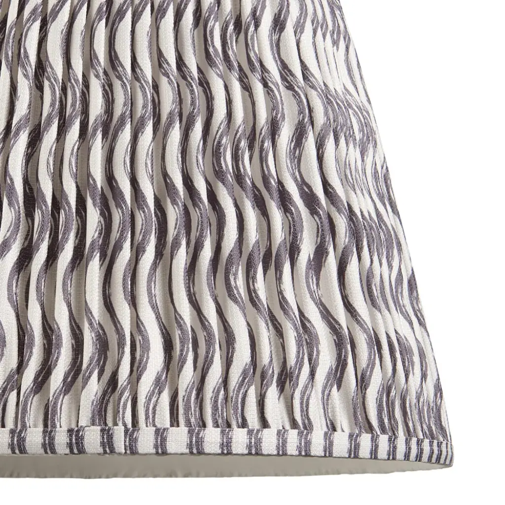 Ripple 400mm Pearl Grey Tapered Shade