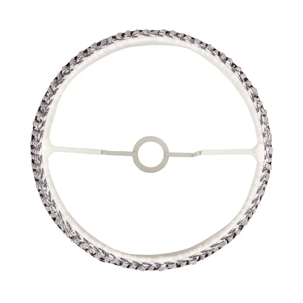 Ripple 400mm Pearl Grey Tapered Shade