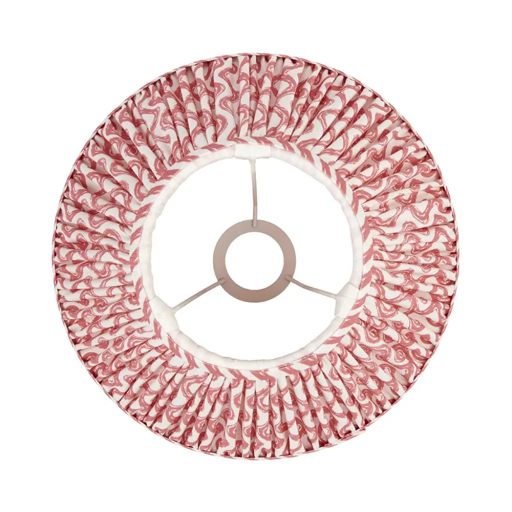Ripple 300mm Coral Pink Tapered Shade