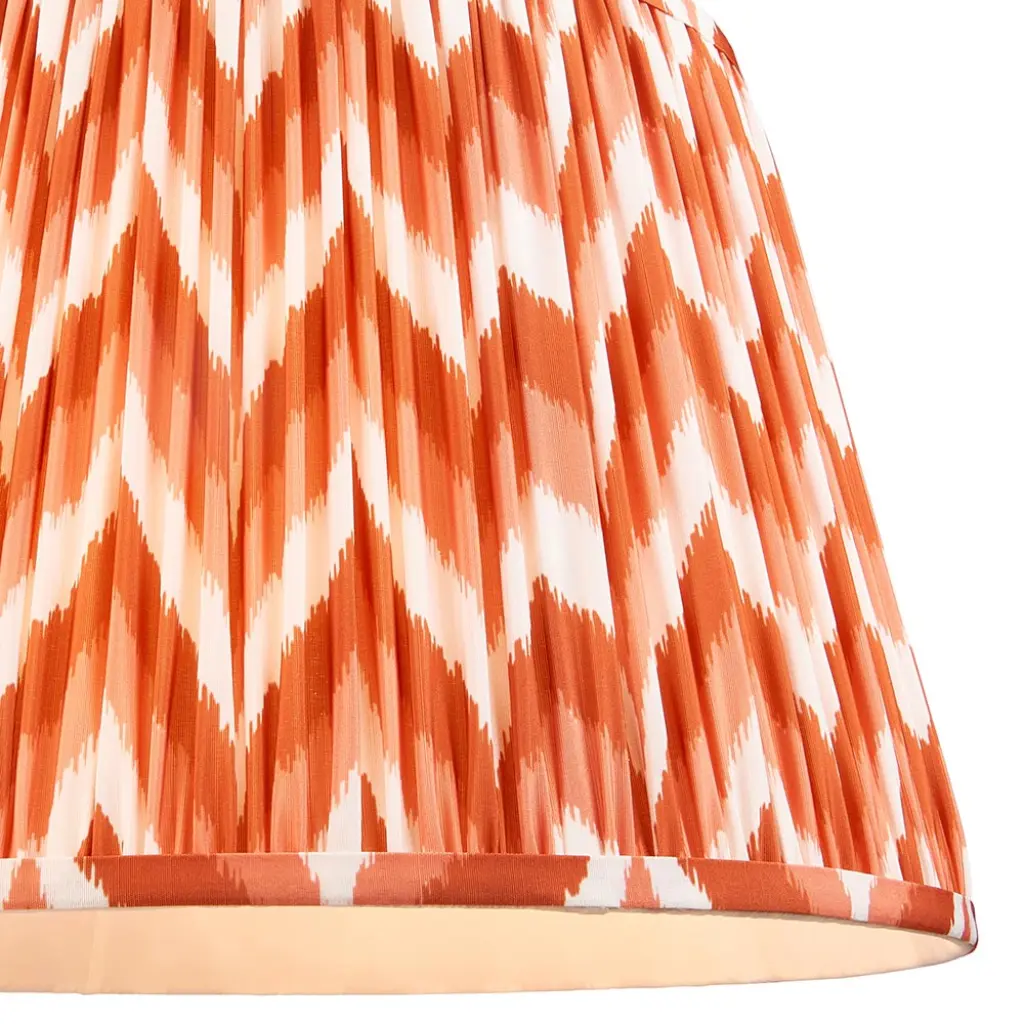 Zigzag 400mm Apricot Tapered Shade