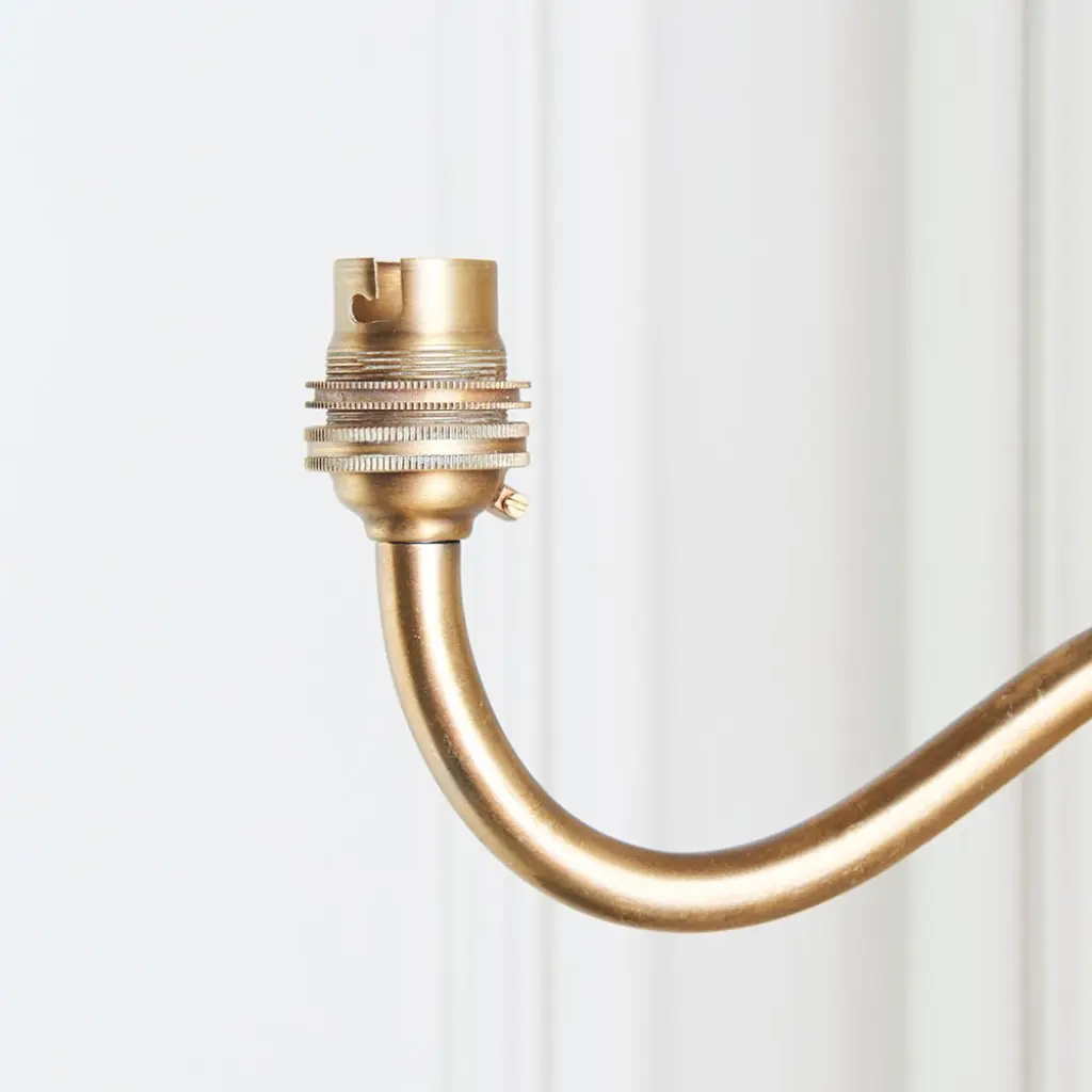 Ripple Brass Curved Wall Bracket Only