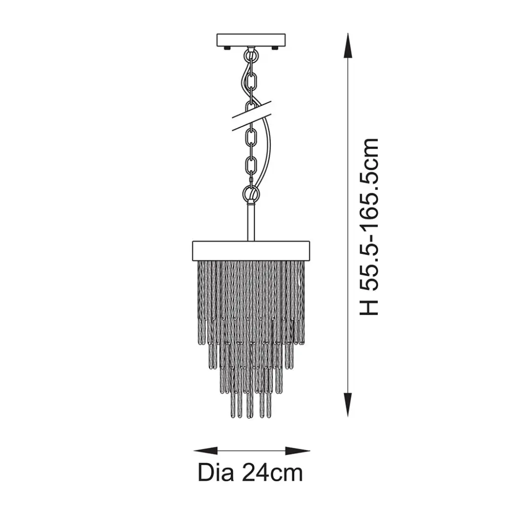 Anistoria Single Brass Pendant