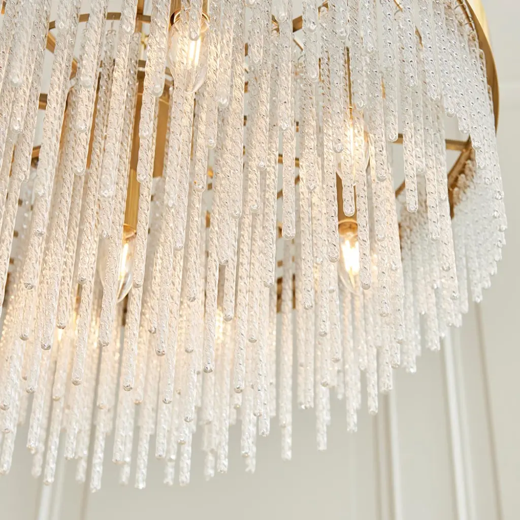 Anistoria 9 Light Brass Ceiling Pendant