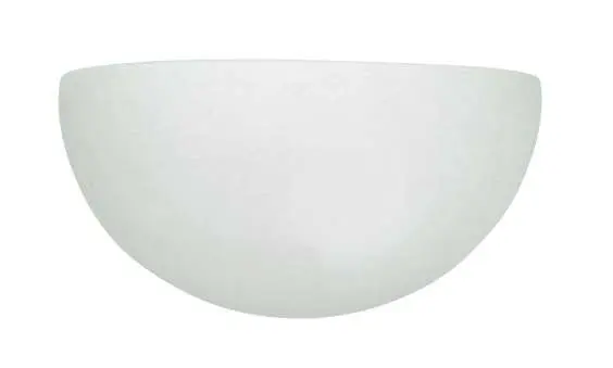 Pride 1 Light Ceramic Half Moon Wall Light