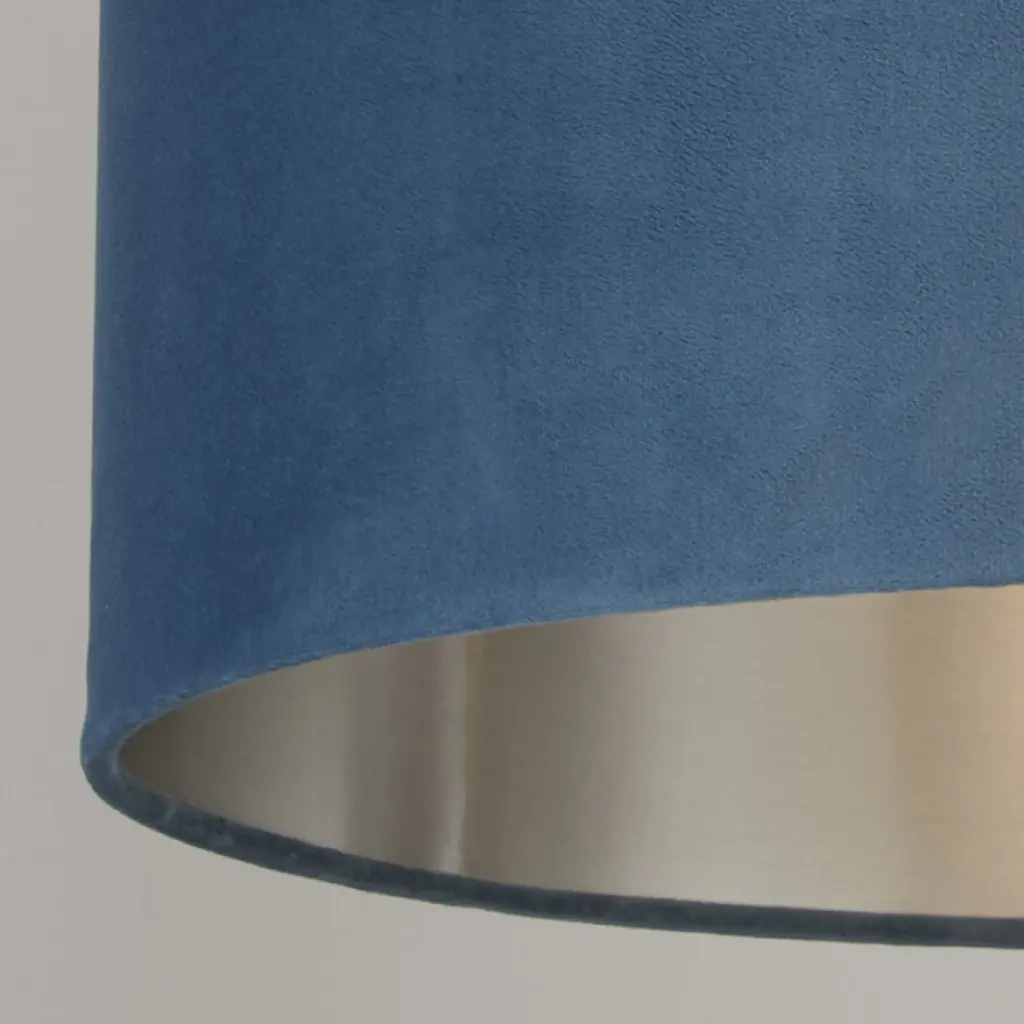 Teal Velvet with Silver Linner 38cm