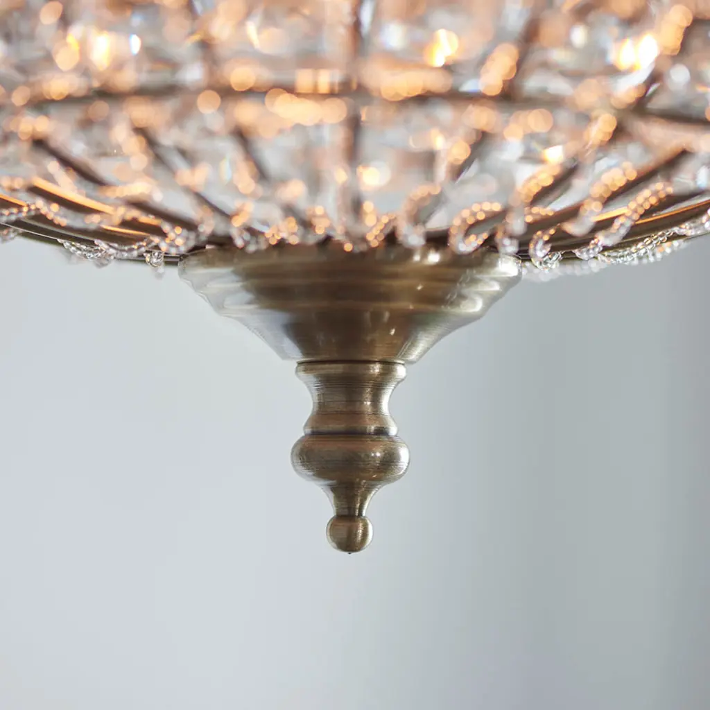 Tanaro 1 Light Pendant in Antique Brass