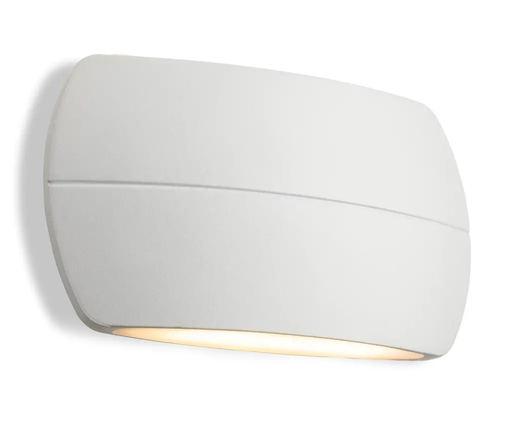 Carmen LED White Outdoor Wall Light