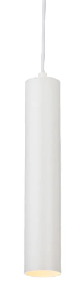 Max Modern White Single Pendant