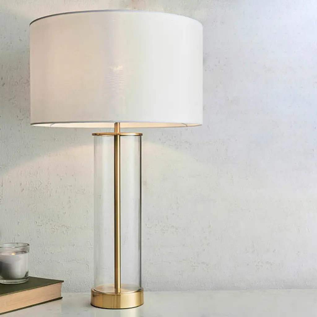 Lessina Brushed Satin Gold Touch Table Lamp