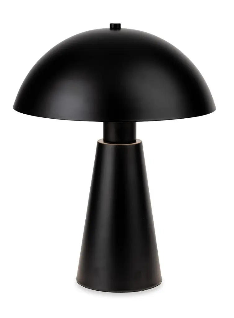 Crown Table Lamp in Black Finish