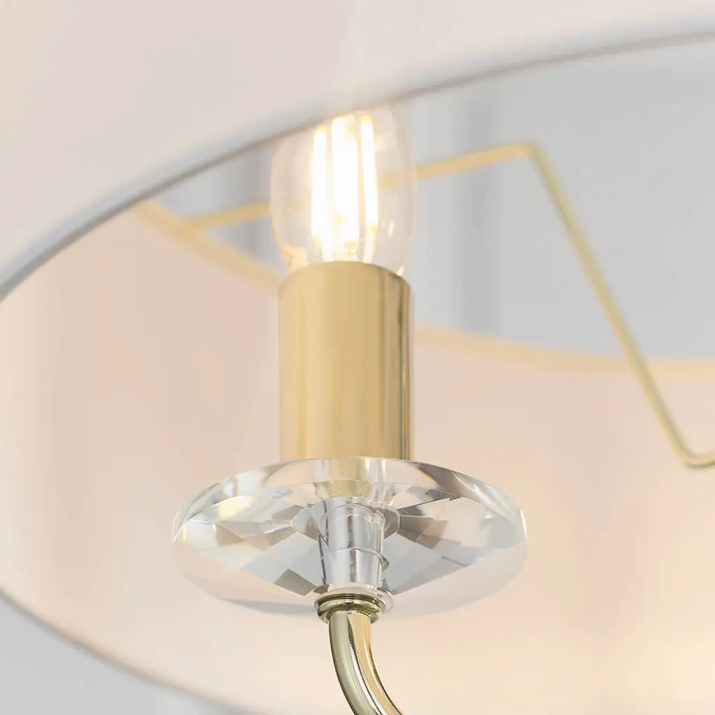 Nixon 3 Light Brass Pendant