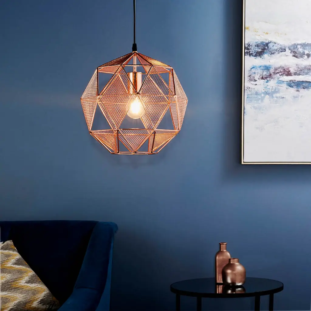 Armour Single Copper Pendant