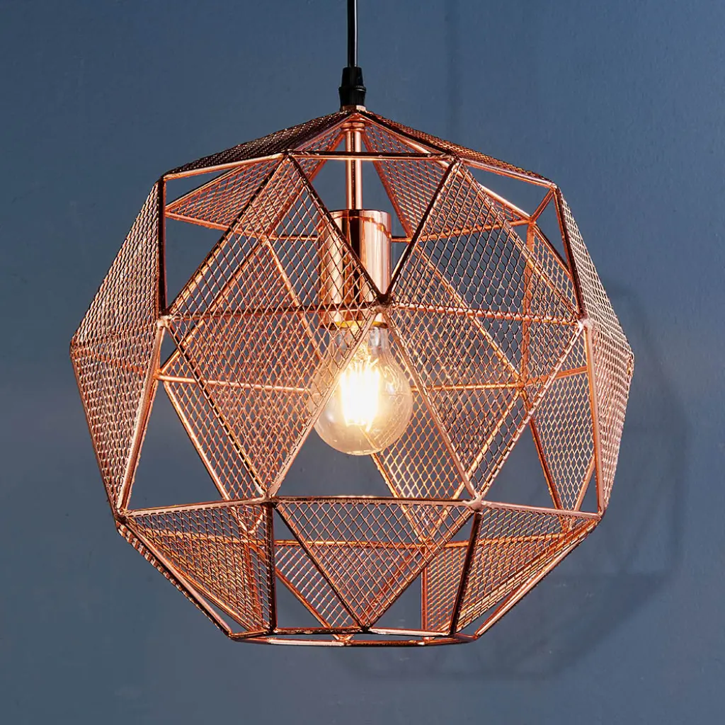 Armour Single Copper Pendant