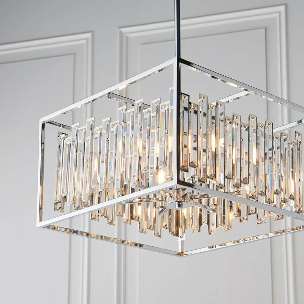 Acadia 6 Light Crystal Pendant