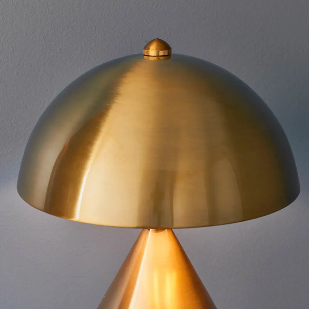 Nova Table Lamp in Antique Brass Finish