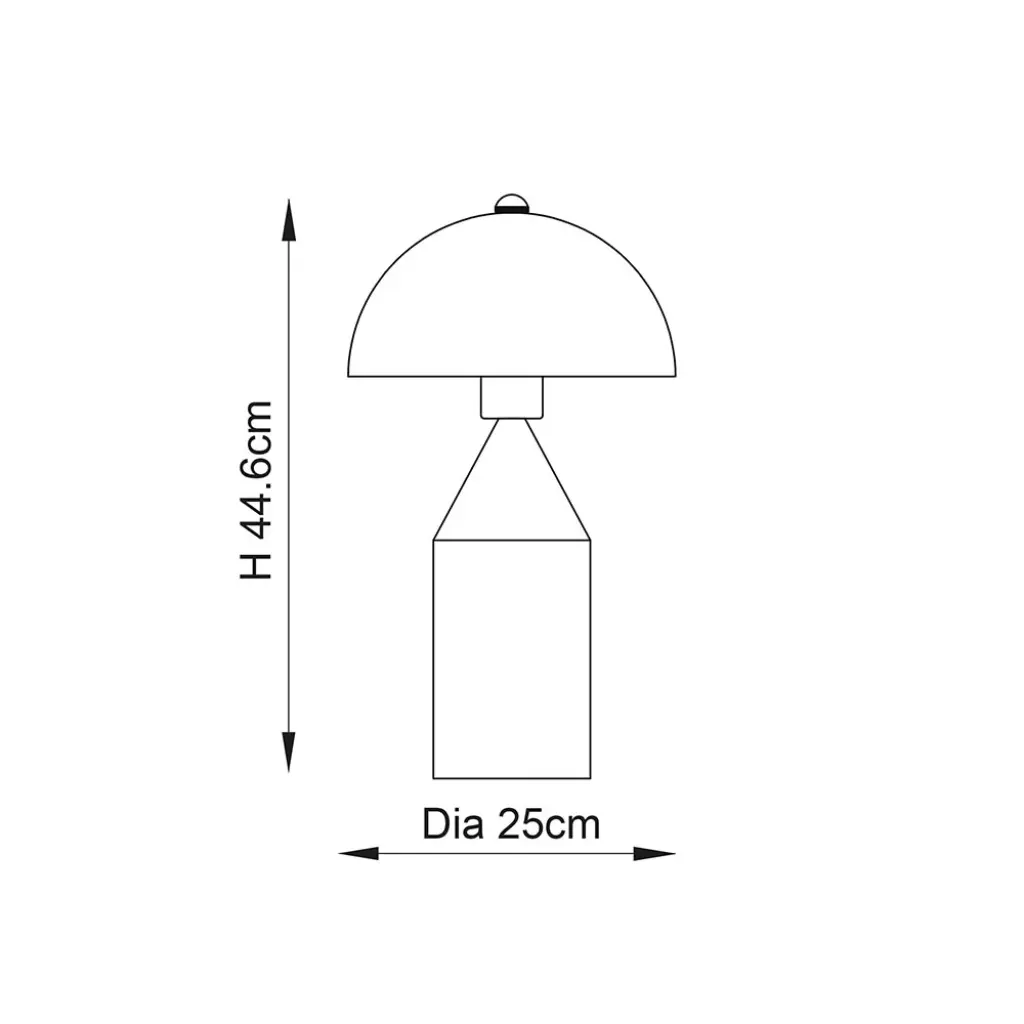 Nova Table Lamp in Antique Brass Finish