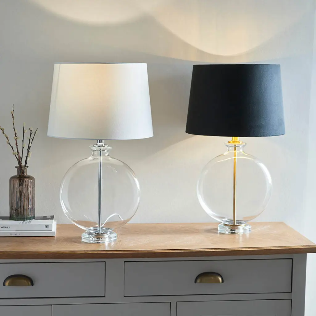 Gideon Polished Nickel Table Lamp