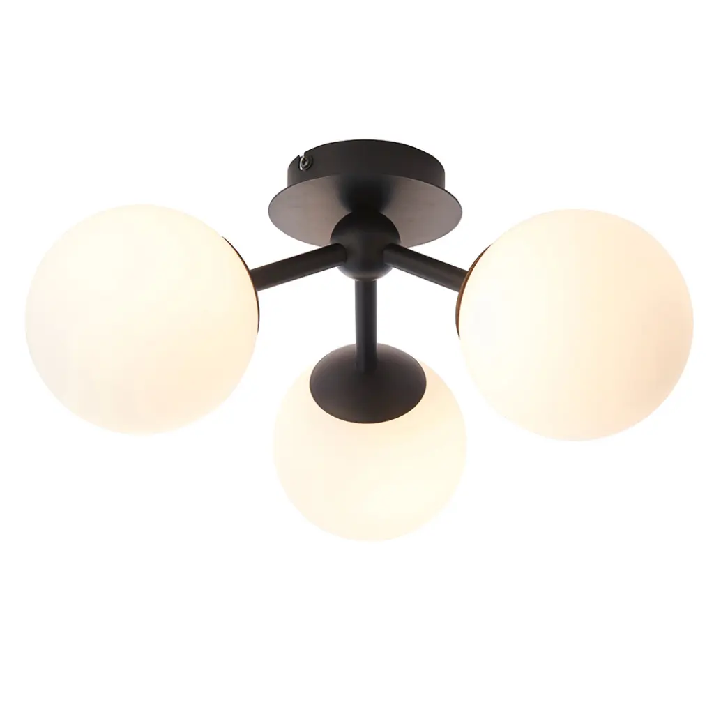 Pulsa 3 Light Semi Flush Fitting