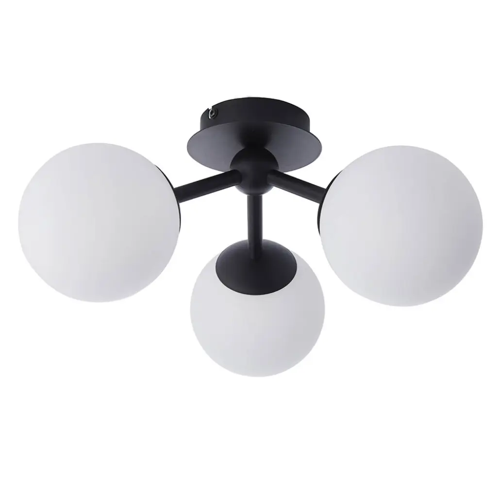 Pulsa 3 Light Semi Flush Fitting