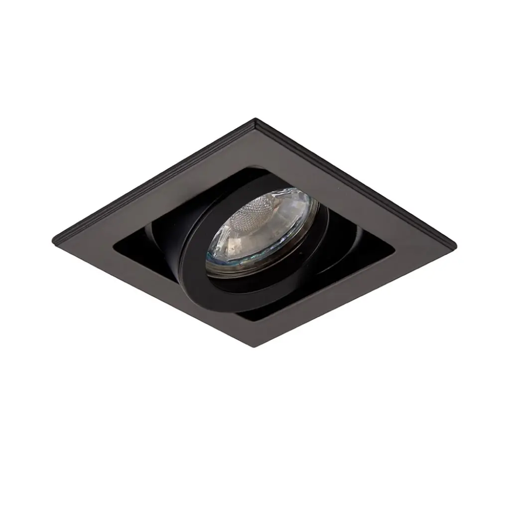 Single Xeno Downlight in Matt Black