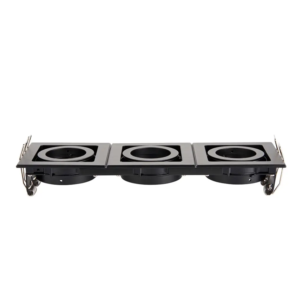 Xeno Triple Downlight in Matt Black