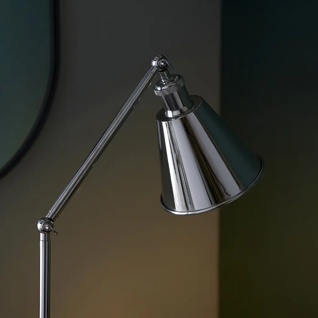 Hal Nickel Floor Lamp