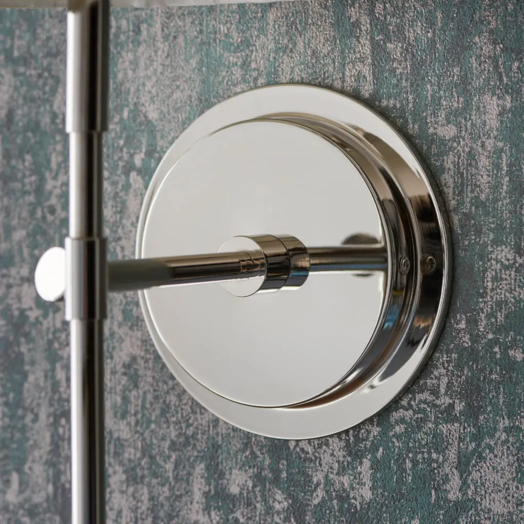Rennes Wall Fitting in Bright Nickel Bracket Only