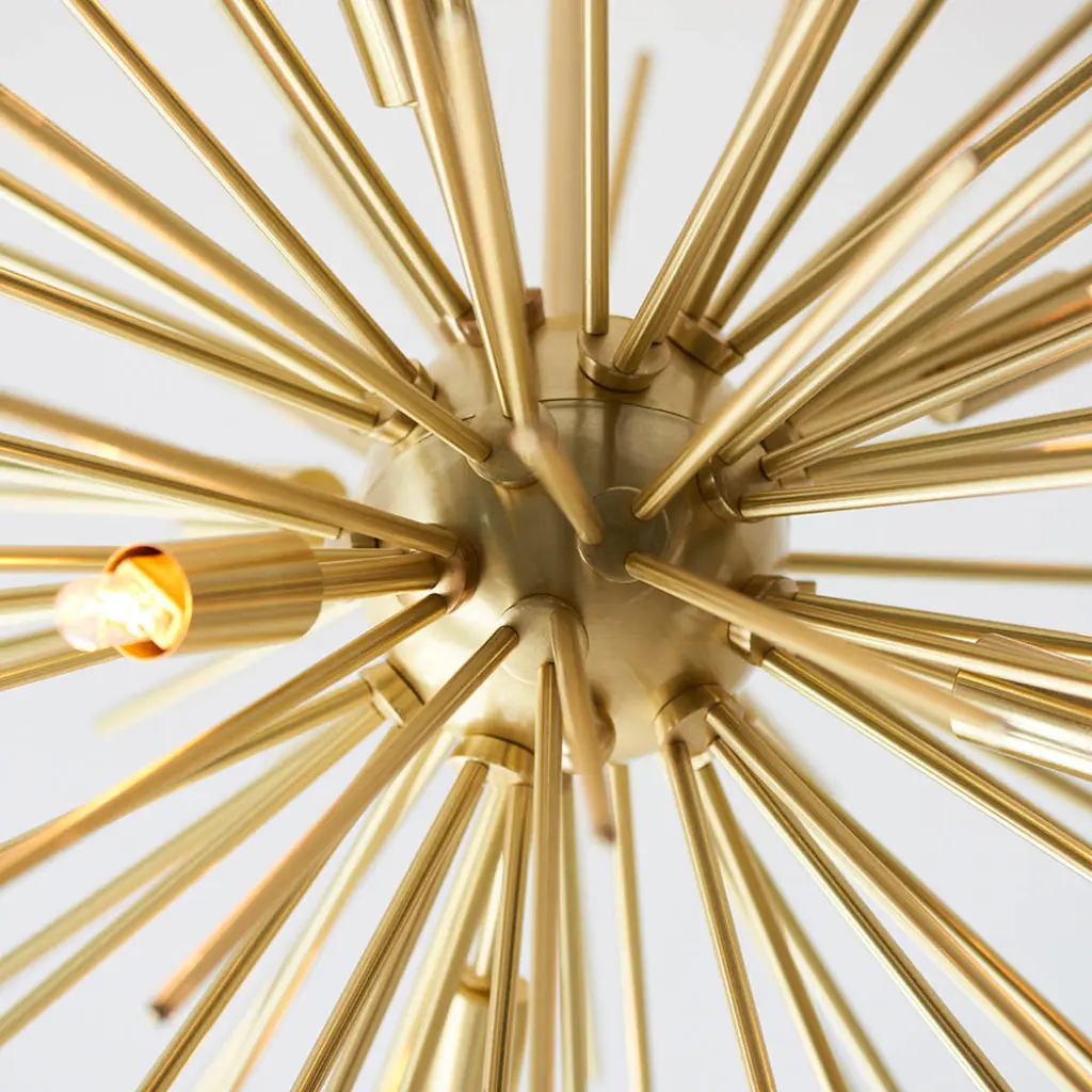 Orta 6 Light Semi Flush in Gold