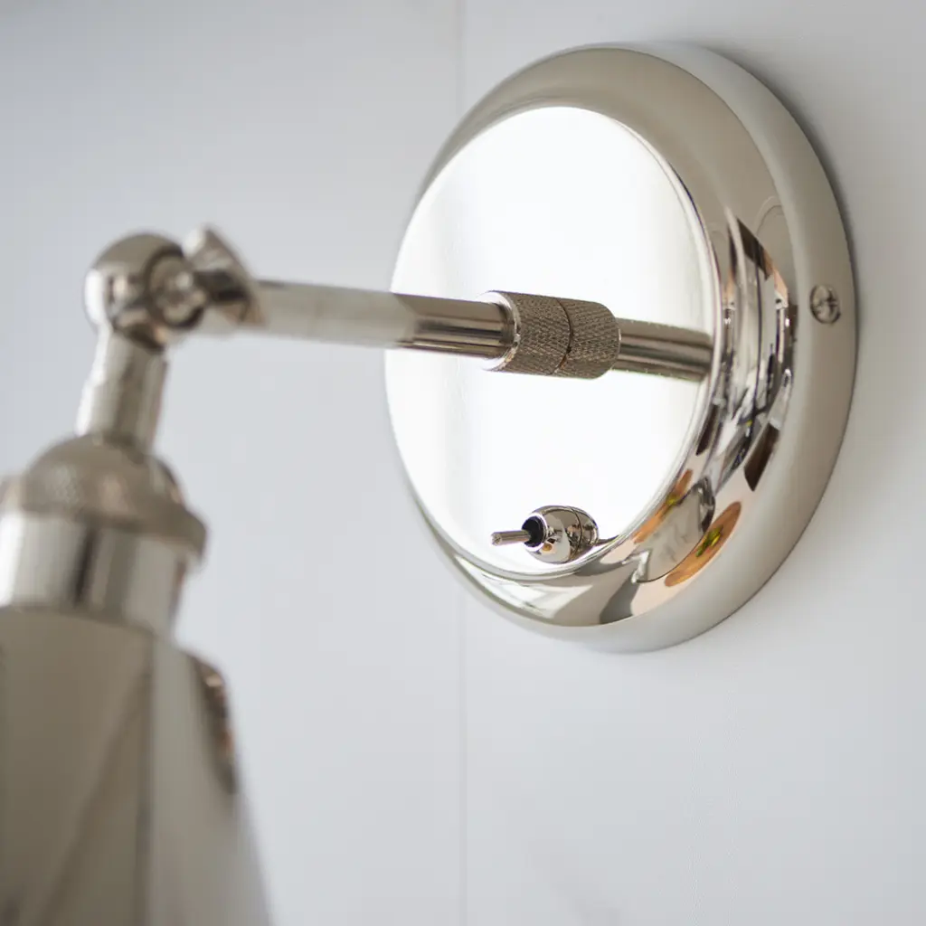 Hal Nickel Wall Light