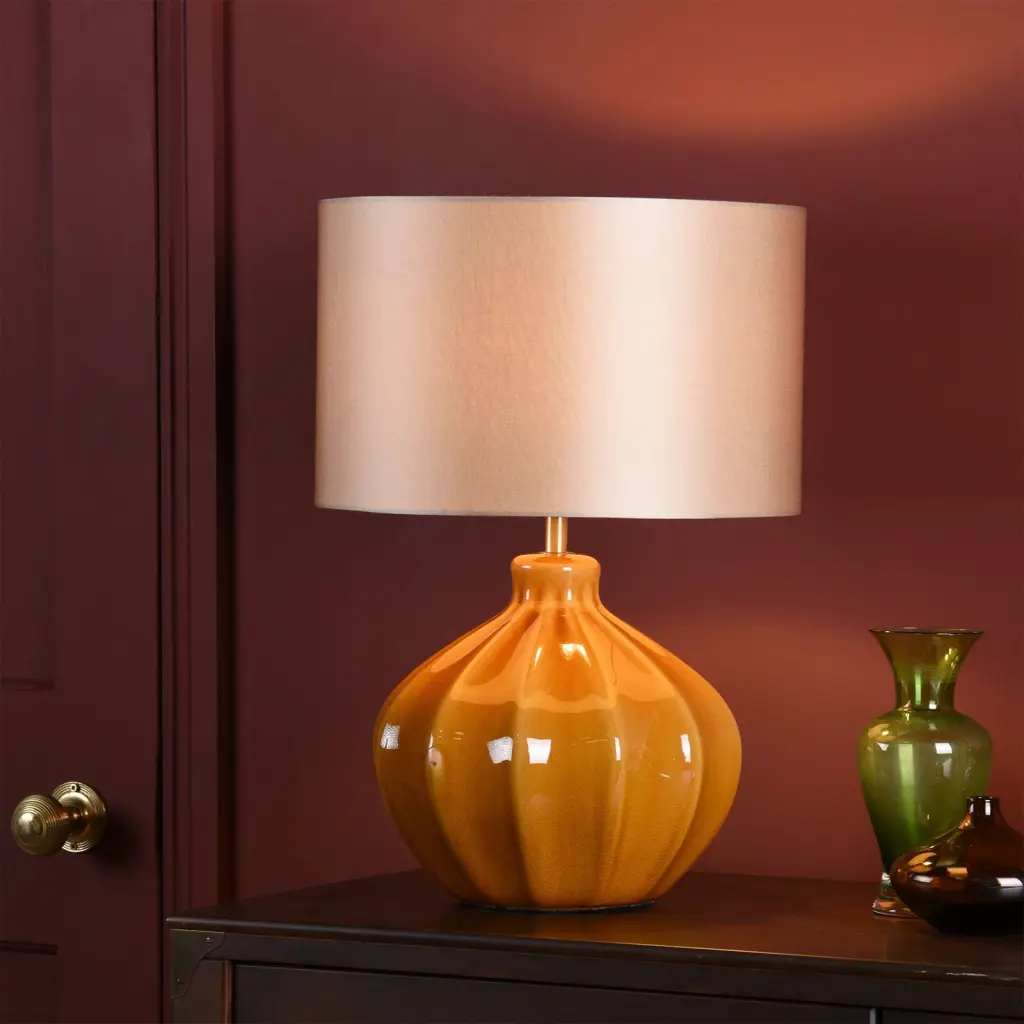Amrita Caramel Base Only Table Lamp