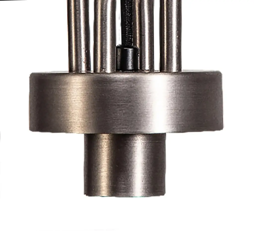 Meel 3 Light Antique Silver Bar Pendant