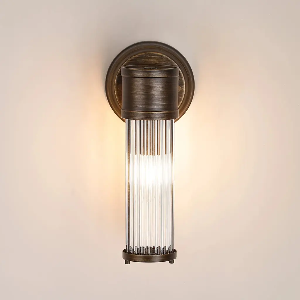 Appeal Single Wall Light in Bronze IP44