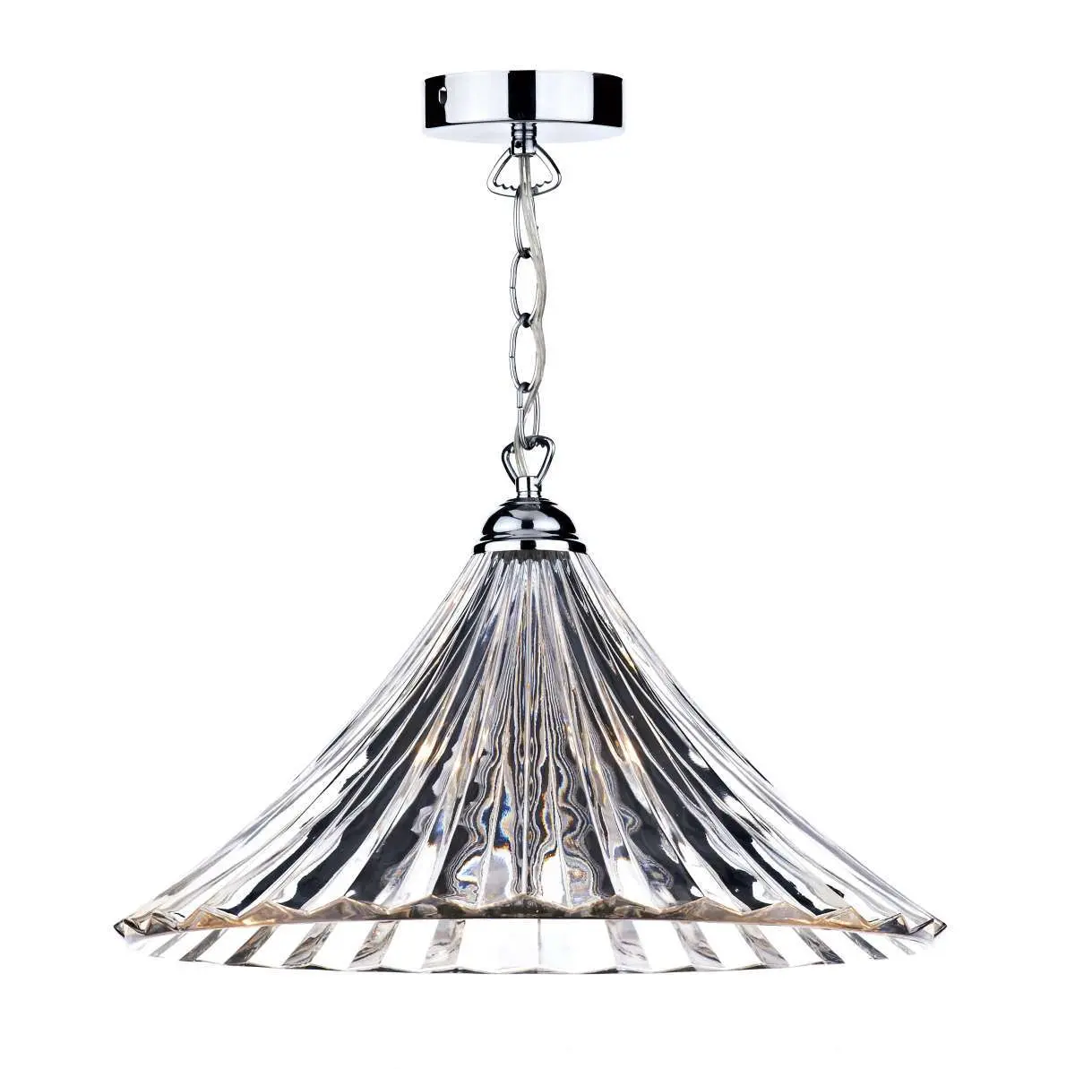 Ardeche 1-Light Polished Chrome Pendant