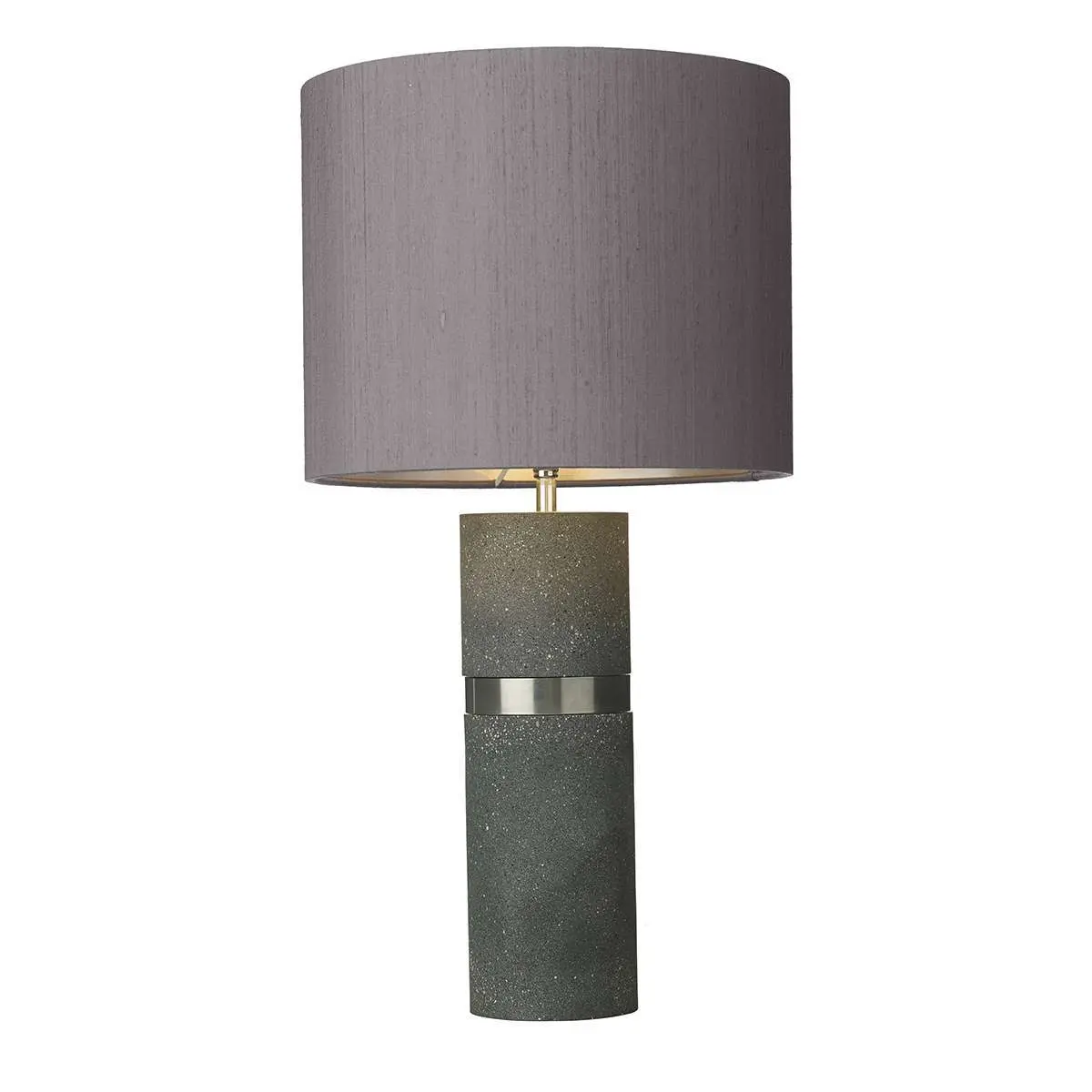 Band Charcoal Jesmonite Table Lamp