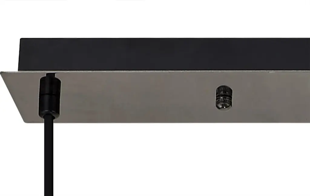 Meel 4 Light Black Chrome Bar Pendant