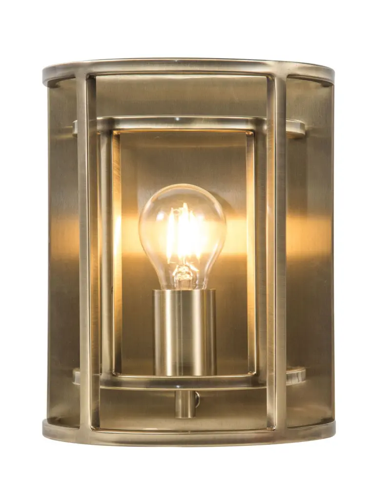 Chester Antique Brass Single Wall Light