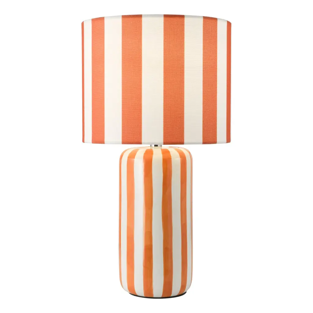 Cicada Orange Table Lamp C/W Shade