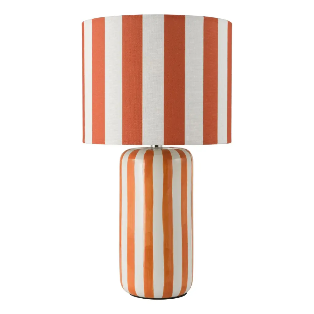 Cicada Orange Table Lamp C/W Shade